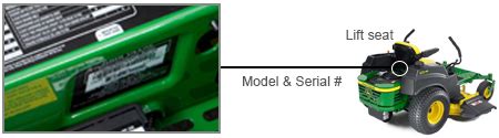 john deere zero turn model numbers